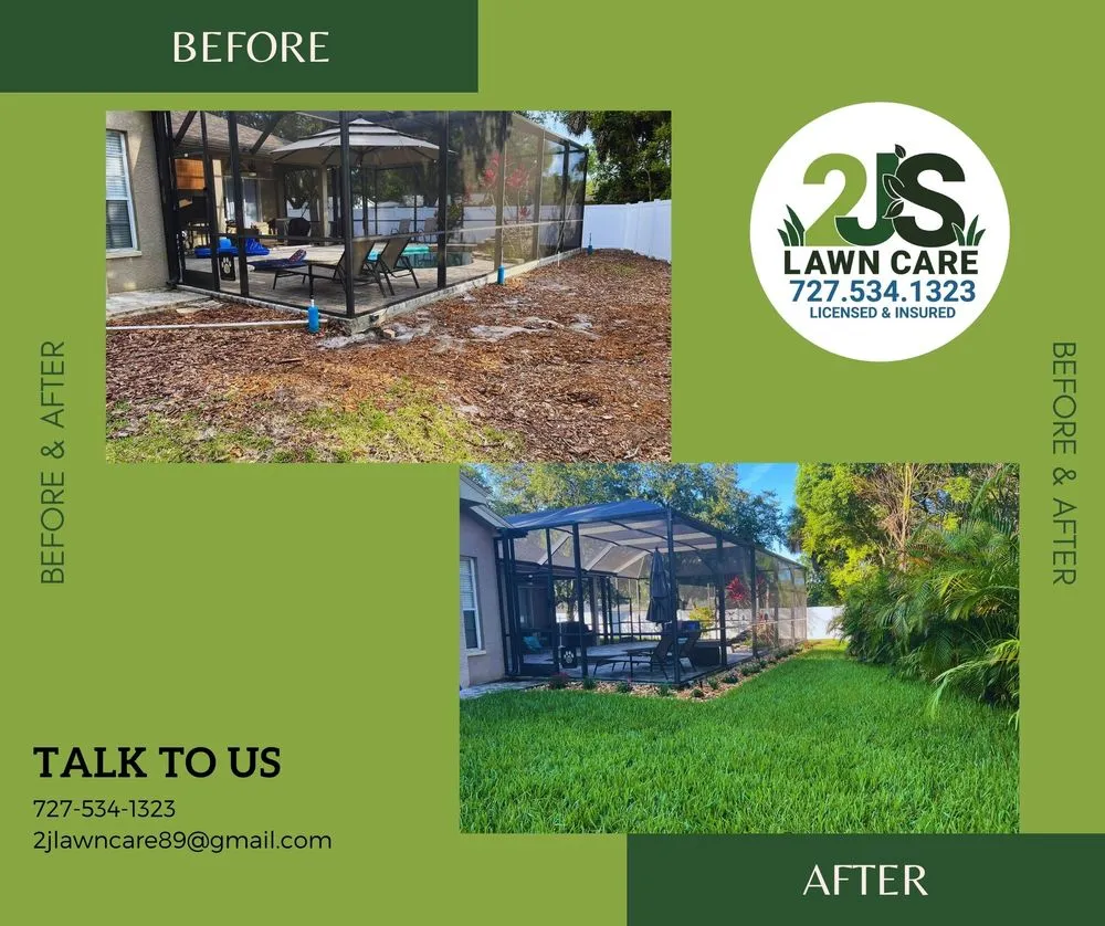 Trusted yard cleanup service in New Port Richey, FL by 2J’S Lawn Care