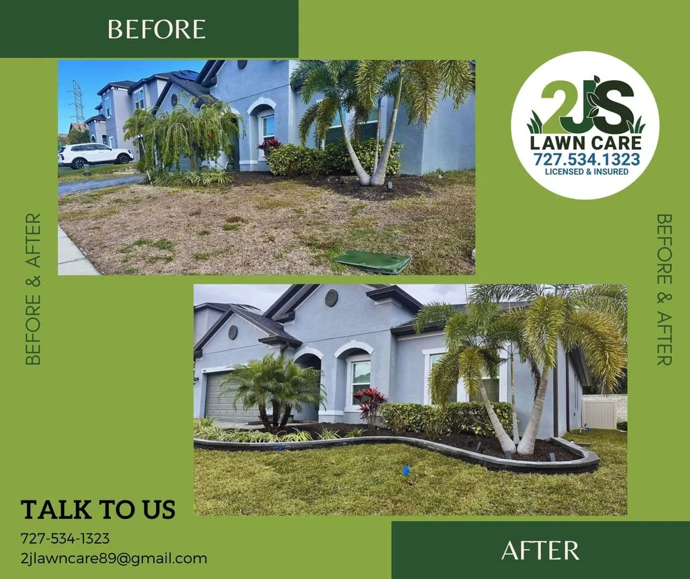 Affordable landscaping services experts serving New Port Richey, FL - 2J’S Lawn Care