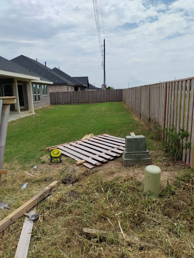 Expert yard cleanup service for outdoor upgrades in Mont Belvieu, TX by 2Neww Beginningz Handyman Services