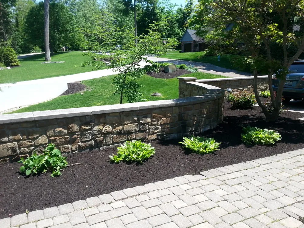 Reliable garden landscaping with custom design across Lawrence, IN - 3 Amigos Landscaping