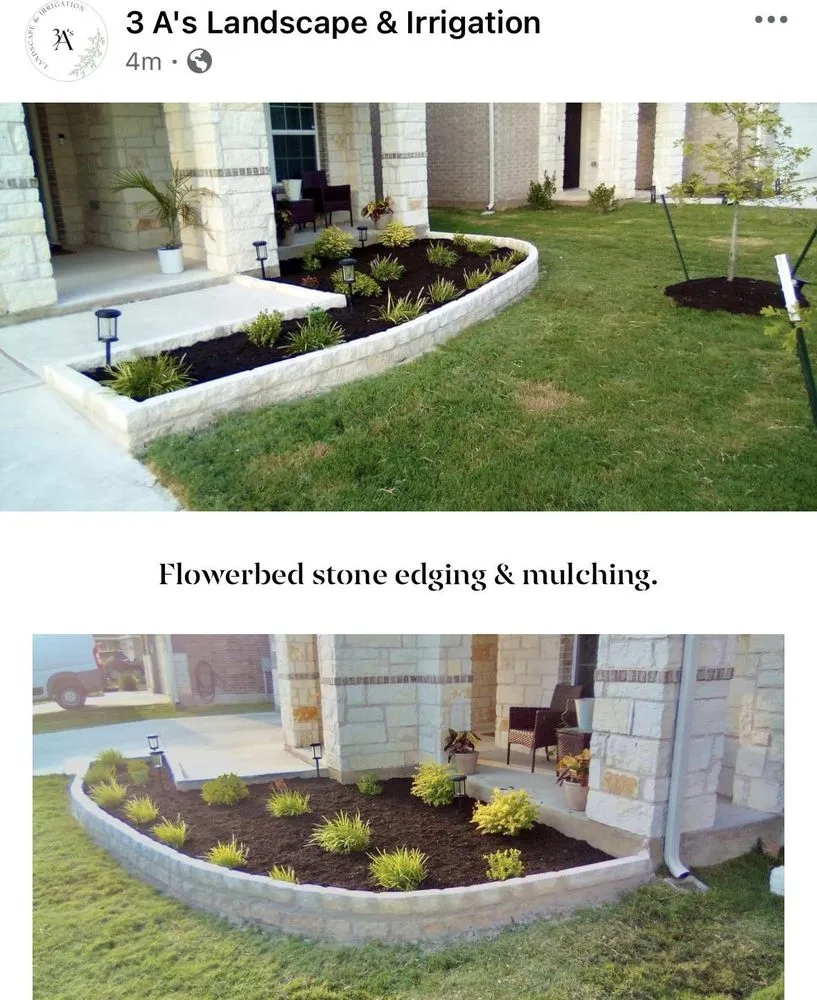 Expert yard maintenance in Austin, TX by 3 A’s Landscape & Irrigation