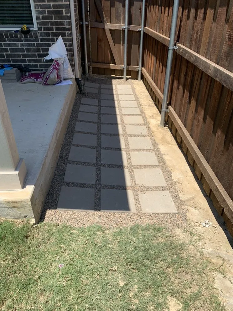 Professional landscape installation in Shady Shores, TX - 3 Bros Landscaping