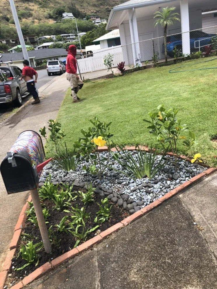 Affordable landscape installation for year-round maintenance in Waipahu, HI by 3 Brothers Landscaping Services LLC