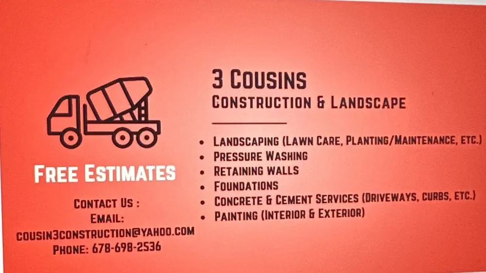 Local landscape installation in Kennesaw, GA - 3 Cousin Construction & Landscape