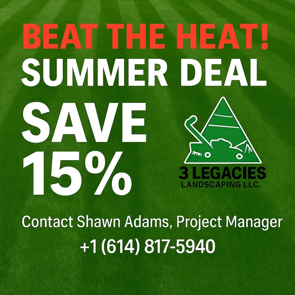 Custom landscaping services with custom design across Whitehall, OH - 3 Legacies Landscaping