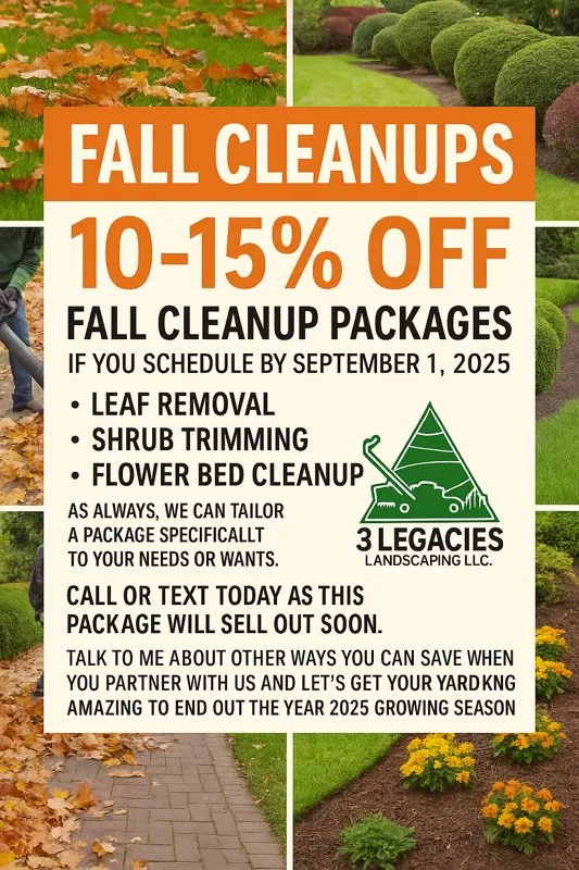 Affordable yard maintenance for year-round maintenance in Whitehall, OH by 3 Legacies Landscaping