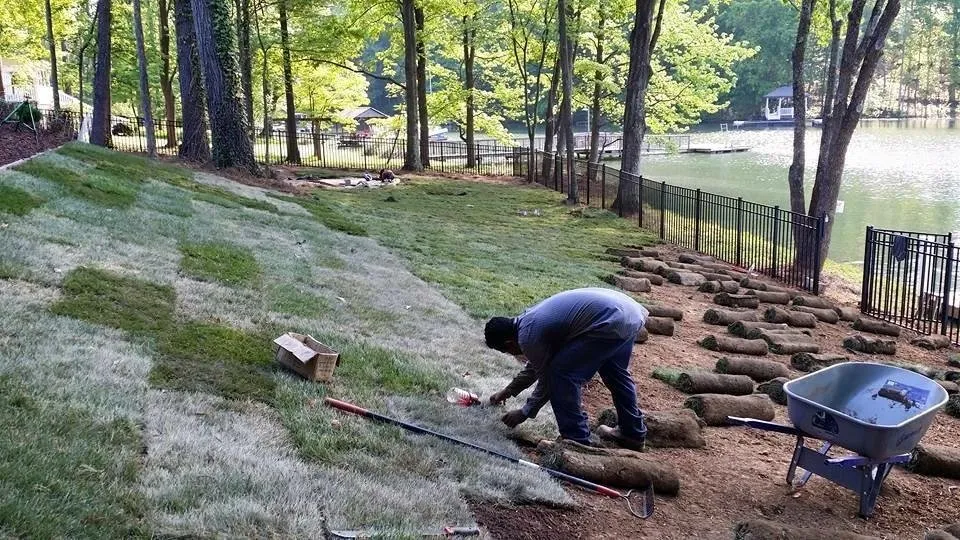 Custom residential landscaping in Cornelius, NC - 3 Little Stars Landscape