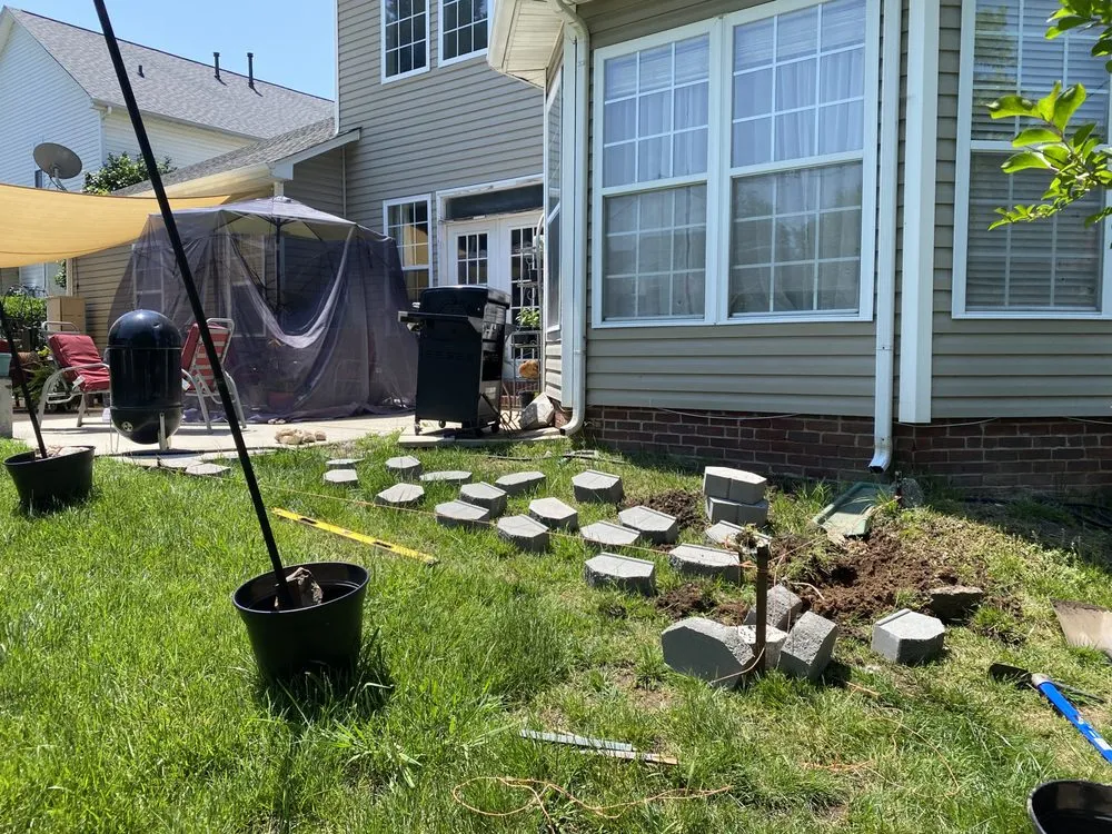 Custom yard maintenance with custom design in Charlotte, NC by 3 N 1 Lawn Care