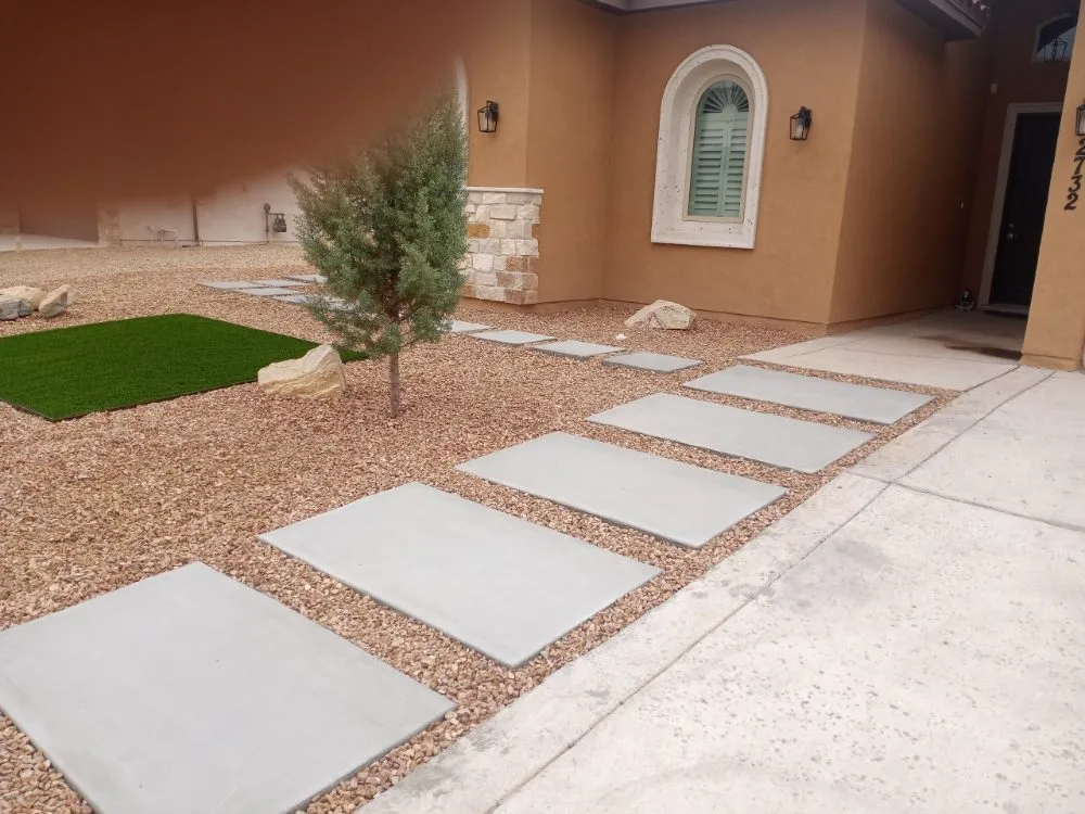 Top-rated outdoor landscaping with custom design in El Paso, TX by 3 Valve Landscaping