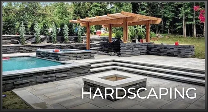 Custom outdoor landscaping in Amesbury, MA - 360 Sport Scapes