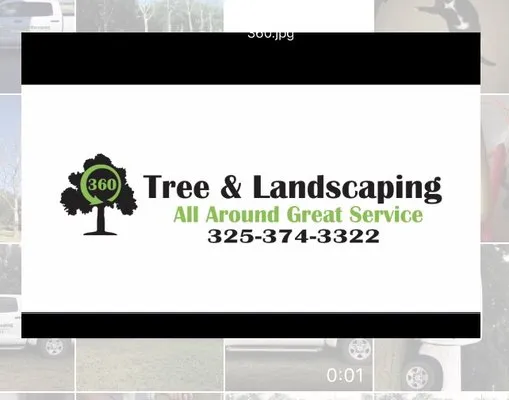 360 Tree and Landscaping Logo
