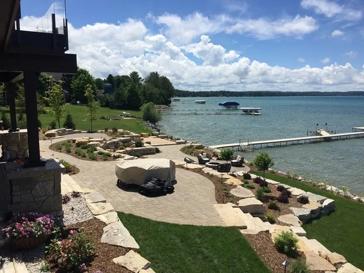 Affordable landscape design for residential properties in Williamsburg, MI by 365 Outdoor