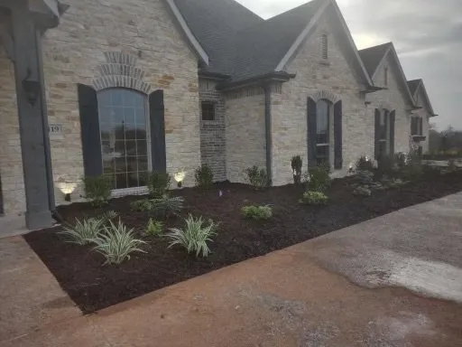 Local landscape installation in Princeton, TX by 380 Landscapes