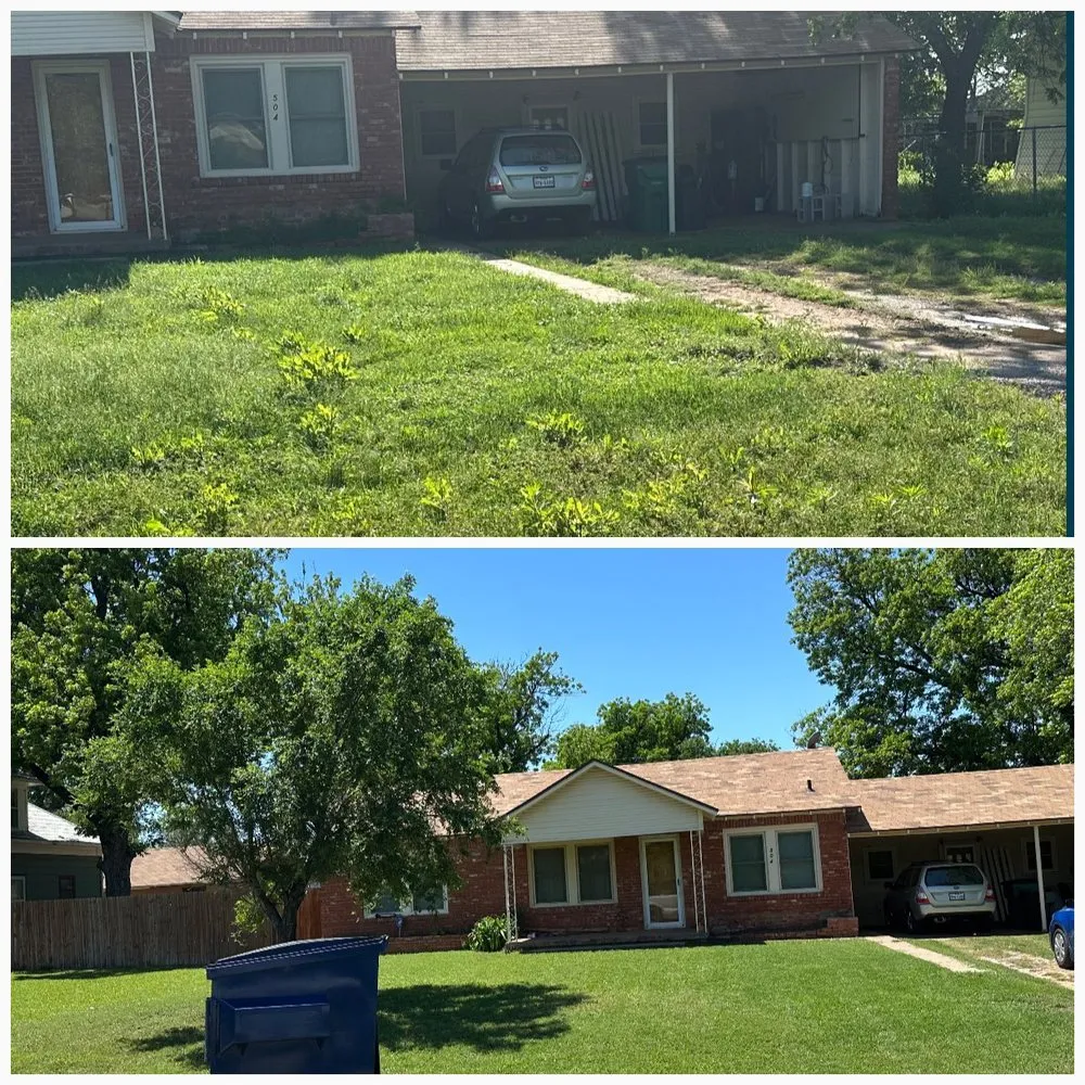 Custom residential landscaping in Vernon, TX by 3Akers Lawn And Handy Services