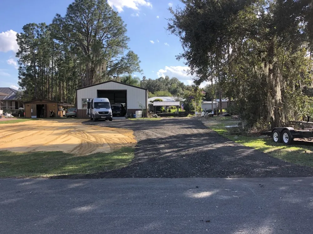 Custom yard cleanup service with custom design across Lake Placid, FL - 3B Land Improvements