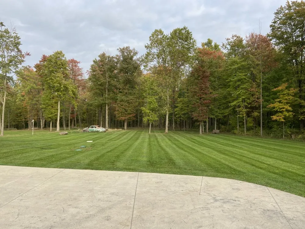 Custom landscape installation in Mansfield, OH by 3D Mowing And Landscaping
