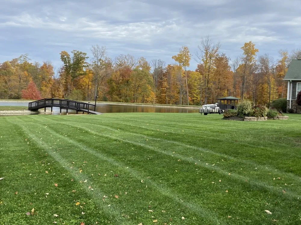 Custom outdoor landscaping with custom design in Mansfield, OH by 3D Mowing And Landscaping