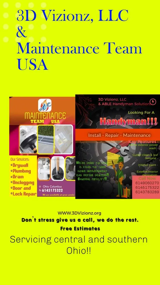 Local yard maintenance for year-round maintenance in Whitehall, OH by 3D Vizionz