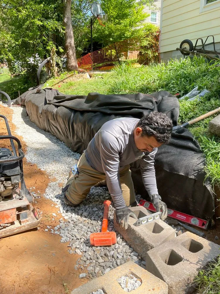 Custom garden landscaping in Smithfield, NC by 3D's Landscaping