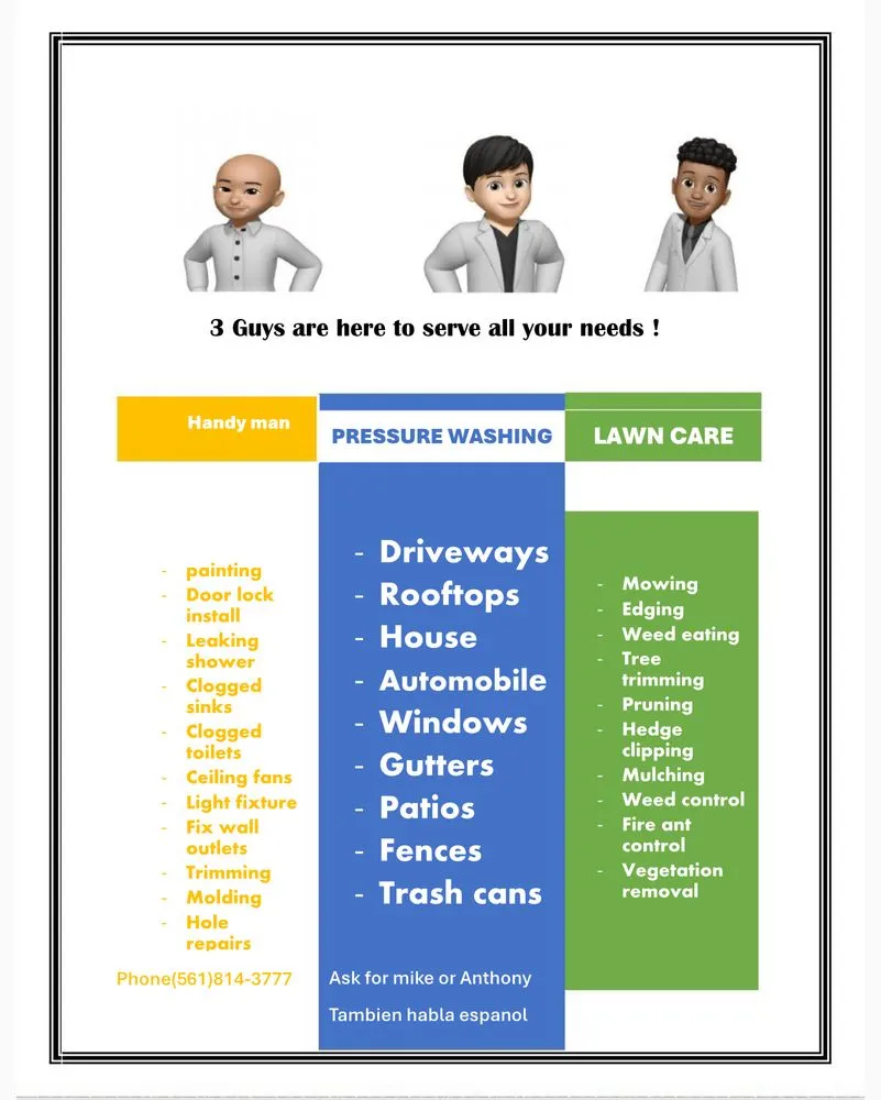 Trusted outdoor landscaping in Port St. Lucie, FL by 3Guys