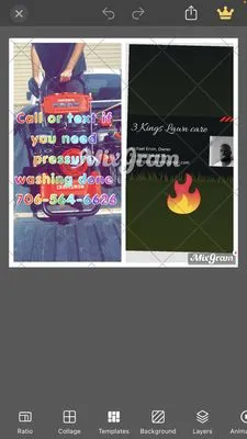 3king lawn care Logo