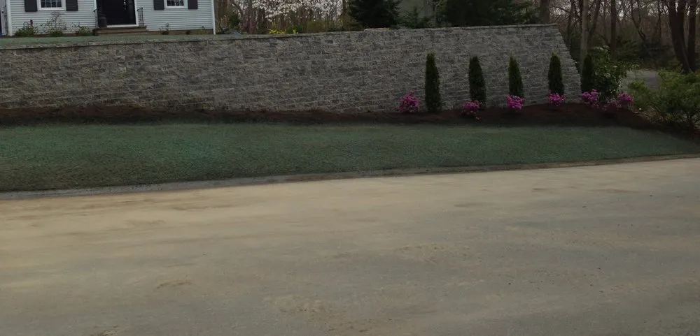 Custom garden landscaping in East Greenwich, RI by 3M Landscape Construction