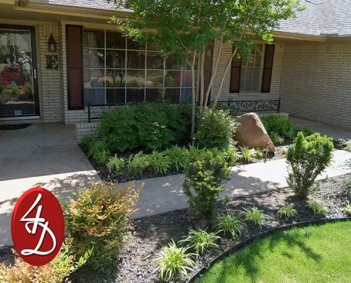 Custom lawn mowing service for homes in Lawton, OK by 4-D Landscape & Irrigation