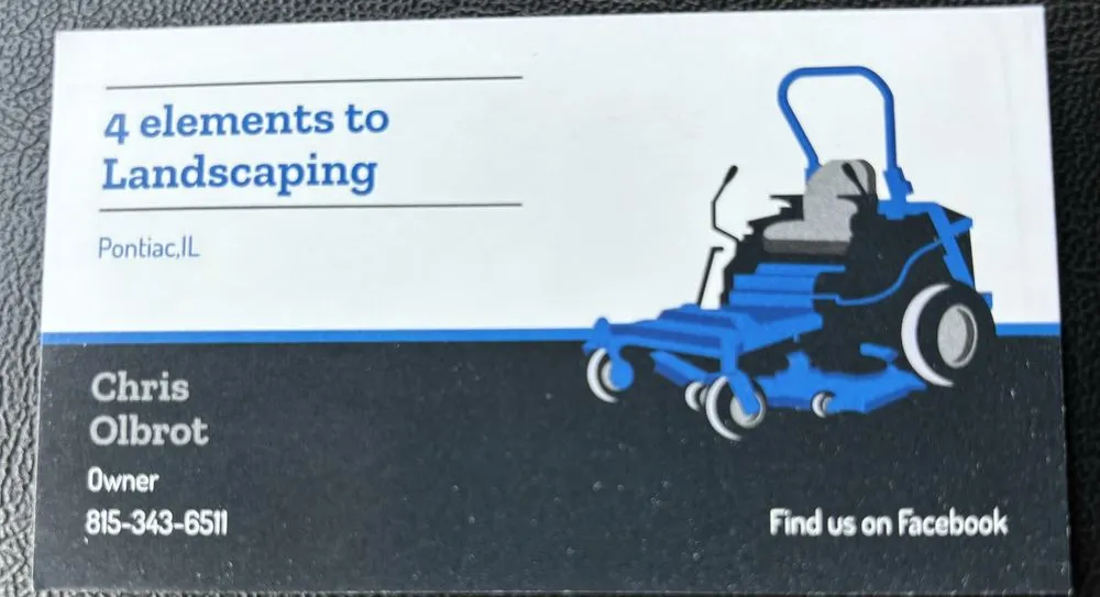 Professional landscaping services experts serving Pontiac, IL - 4 Elements Lawn To Landscaping