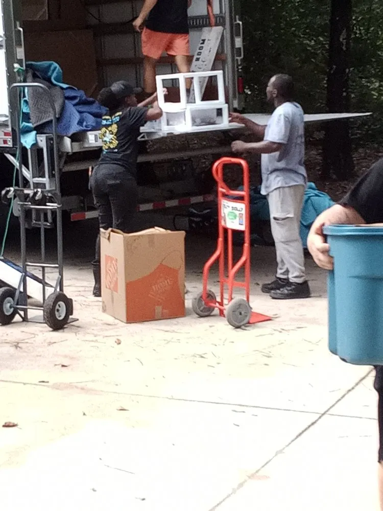 Custom landscape installation in Columbus, GA by 4 Hands Movers