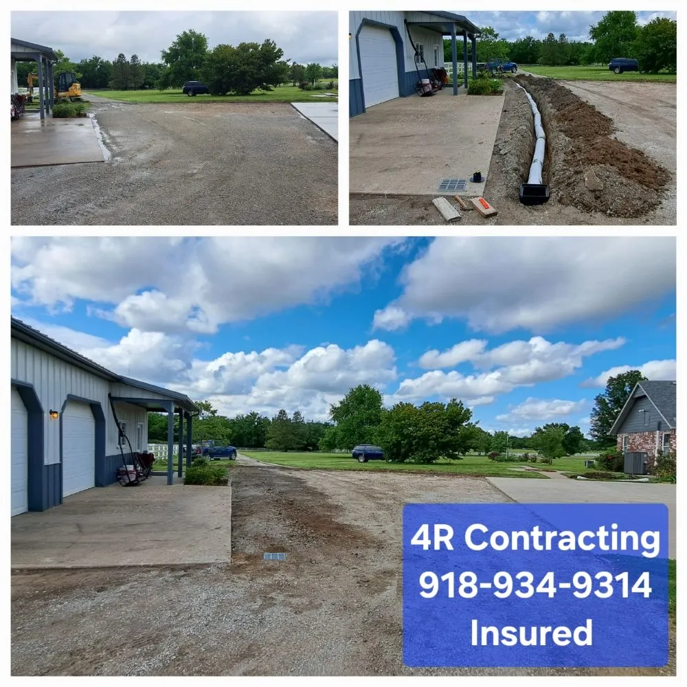 Reliable yard cleanup service for beautiful yards in Terlton, OK by 4 Roses Contracting