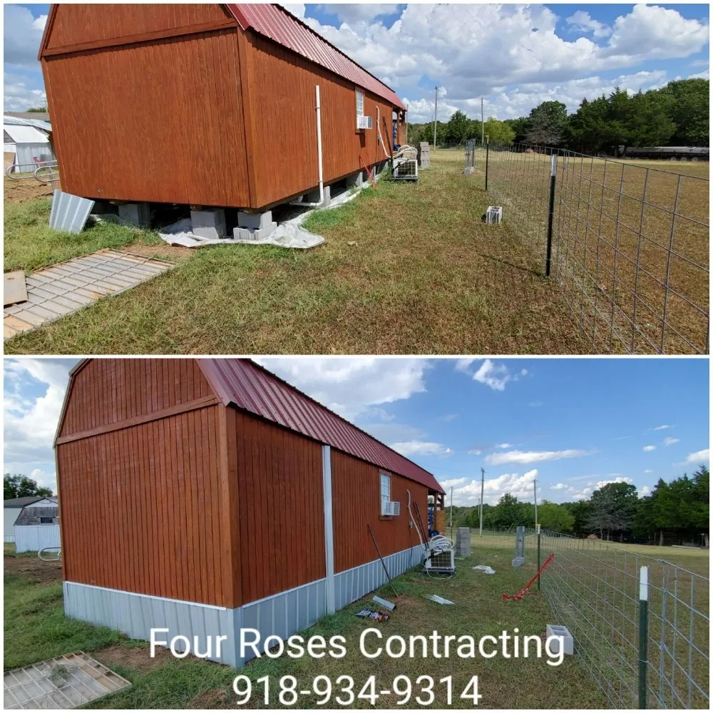 Expert landscape installation in Terlton, OK by 4 Roses Contracting