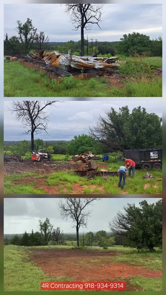 Custom garden landscaping in Terlton, OK - 4 Roses Contracting