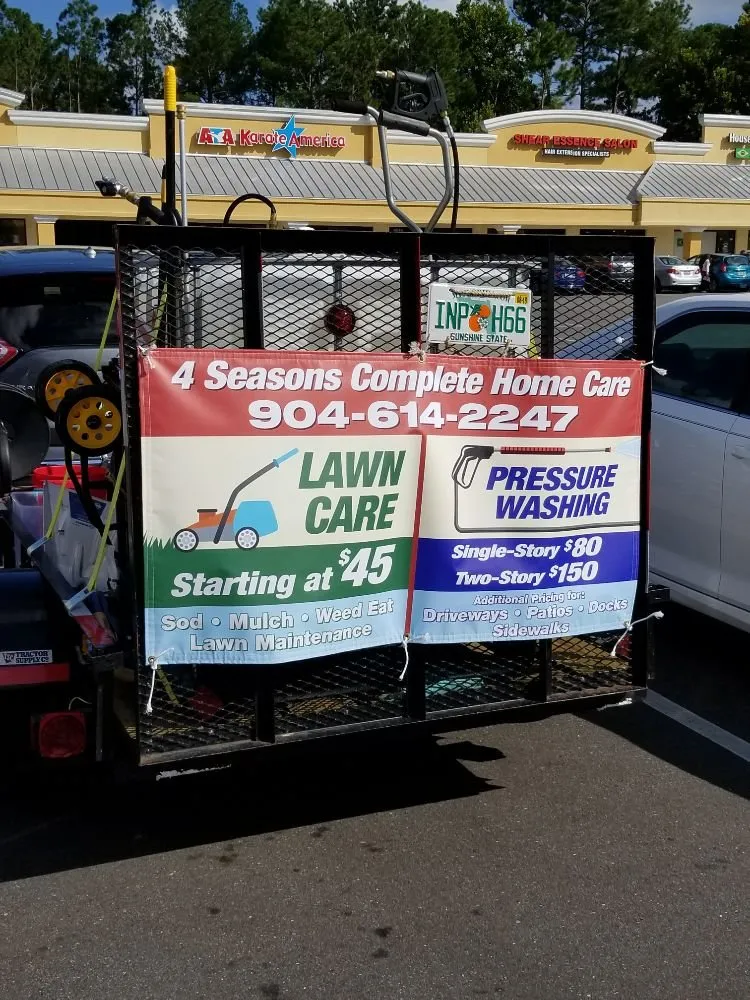 Local landscape design in Jacksonville, FL - 4 Seasons Complete Home Care