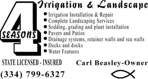 Professional yard maintenance in Wetumpka, AL - 4 Seasons Irrigation & Landscape