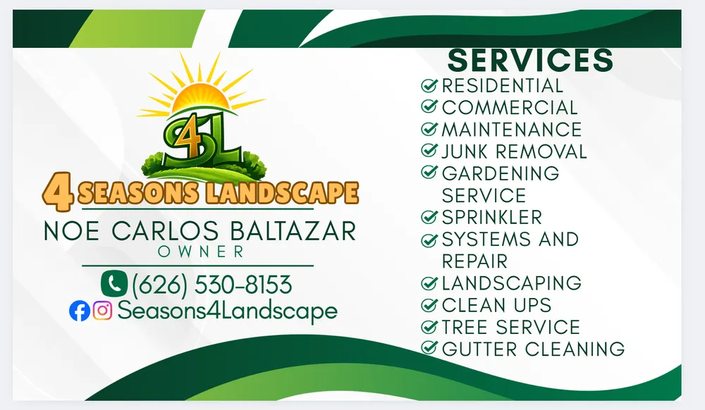 Local outdoor landscaping with custom design in City of Industry, CA by 4 Seasons Landscape