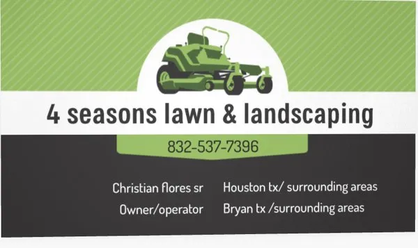 4 Seasons Lawn & Landscaping Logo
