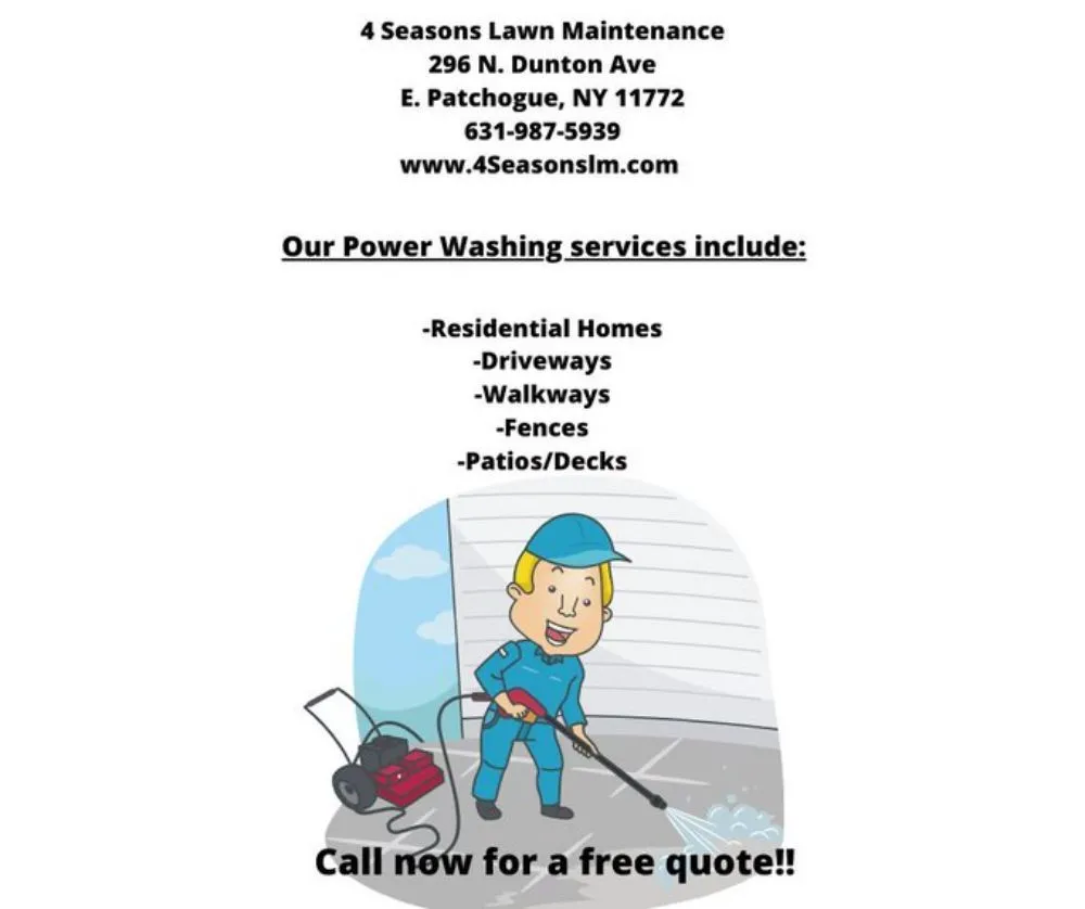 Trusted outdoor landscaping experts serving East Patchogue, NY - 4 Seasons Lawn Maintenance