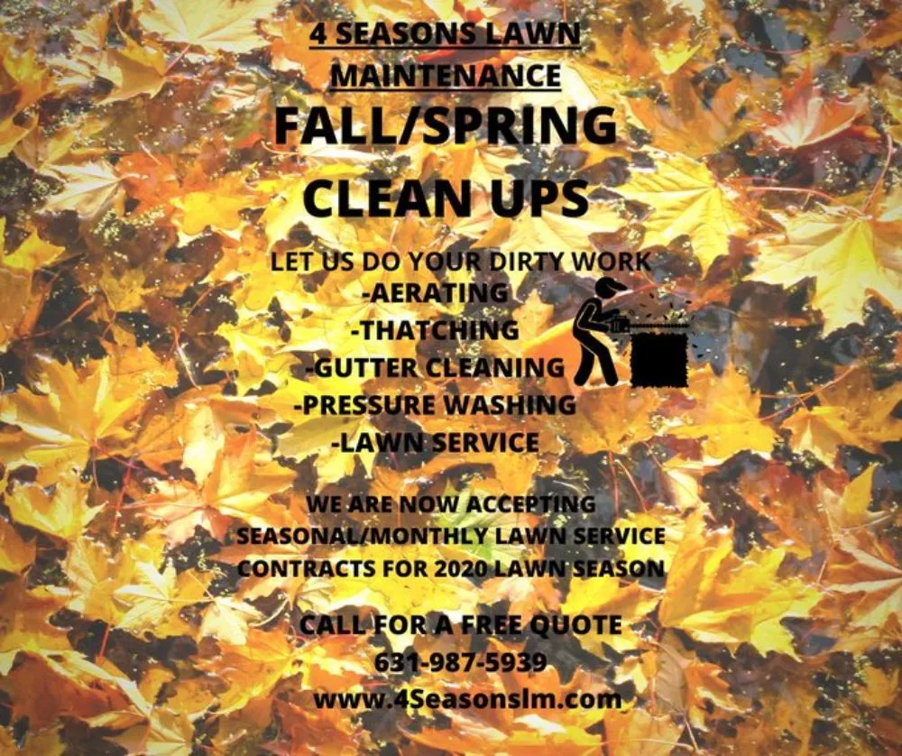 Reliable lawn mowing service in East Patchogue, NY by 4 Seasons Lawn Maintenance