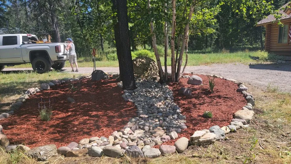 Trusted garden landscaping in Columbia Falls, MT by 406 Hardscapes