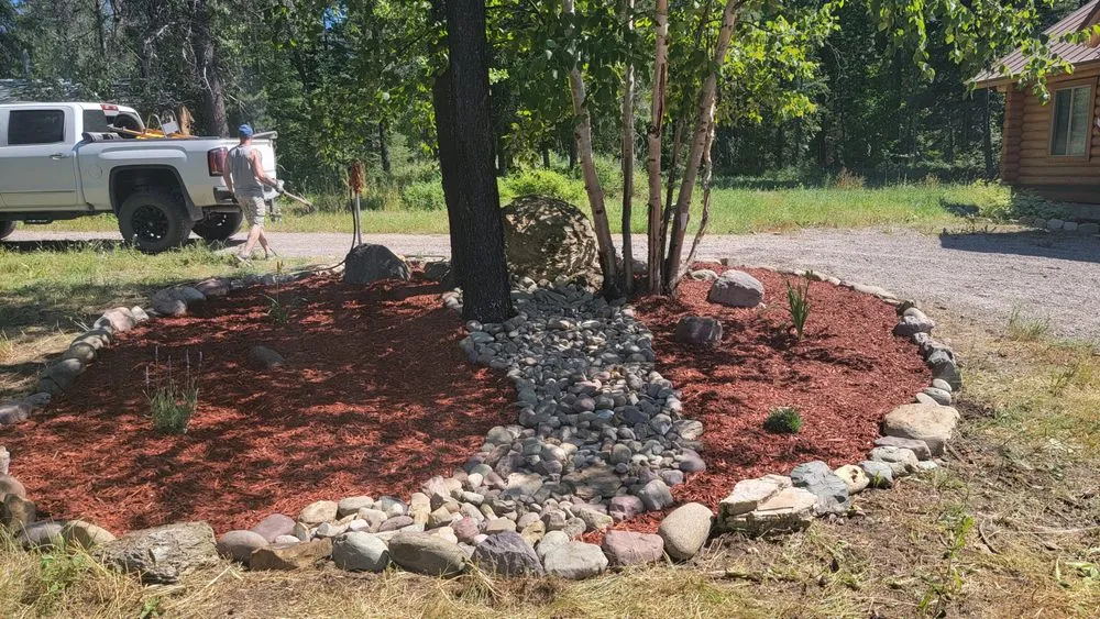 Affordable yard cleanup service in Columbia Falls, MT by 406 Hardscapes