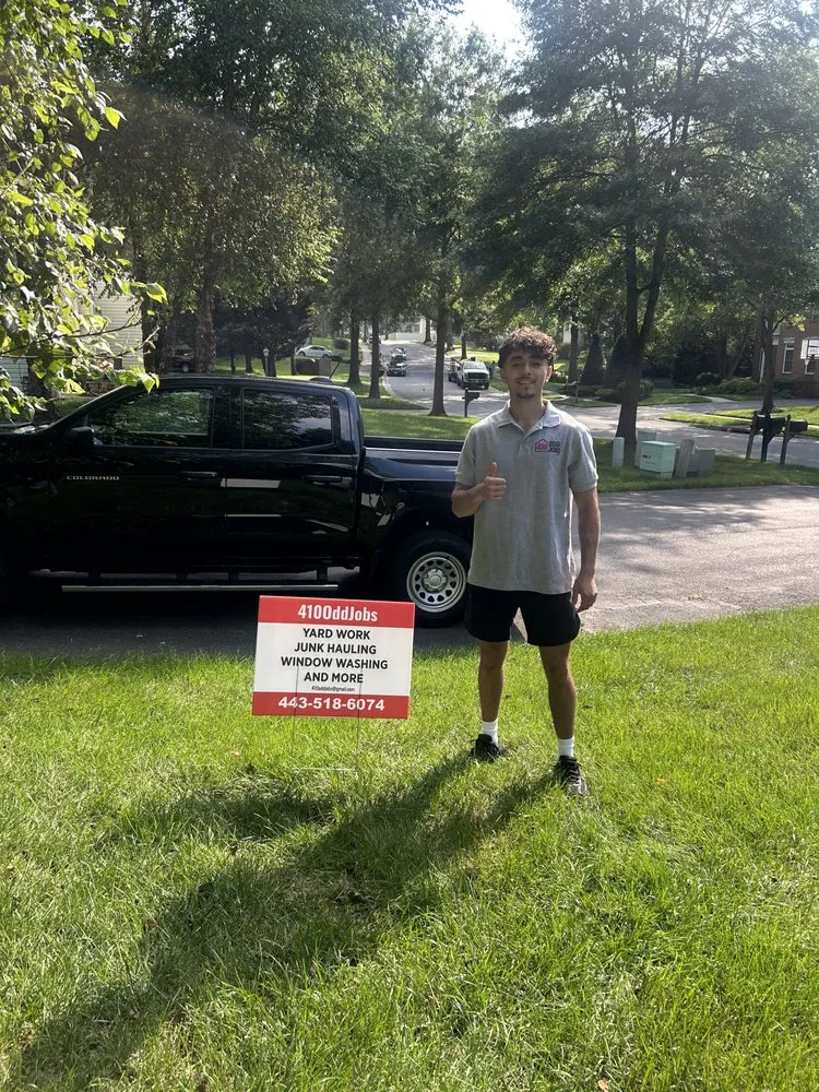 Professional outdoor landscaping in Ellicott City, MD by 410 Odd Jobs