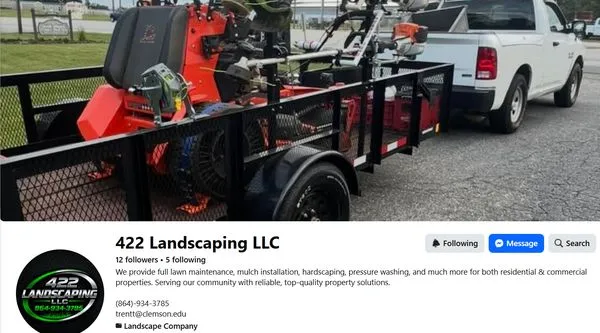422 Landscaping Logo