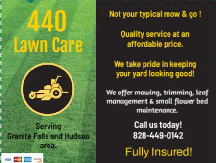 Trusted landscaping services experts serving Granite Falls, NC - 440 Lawn Care