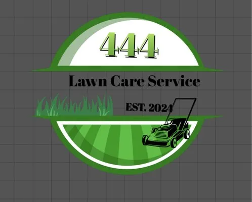 444 Lawn Care Service Logo