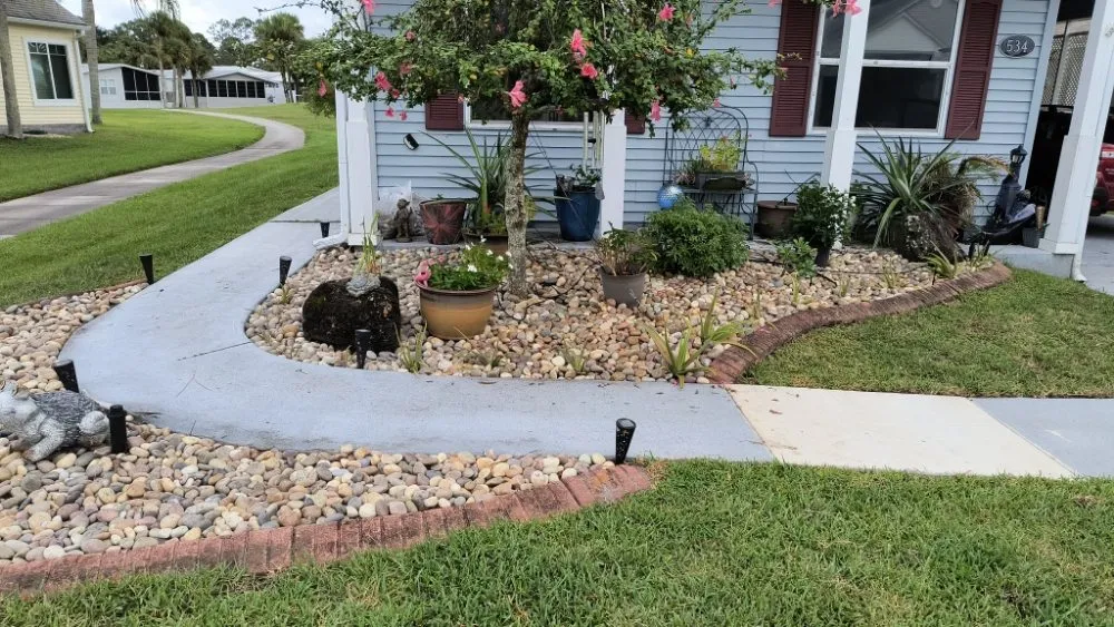 Expert garden landscaping for homes in Titusville, FL by 4A Perfect Landscape