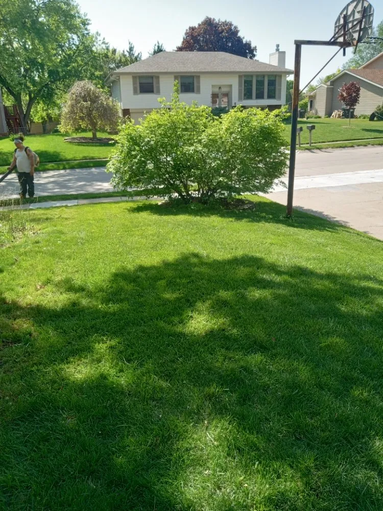 Local residential landscaping with custom design in South Sioux City, NE by 4Bros Lawncare