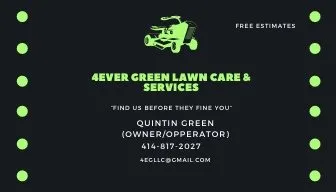 4Ever Green Lawn Care & Services Logo