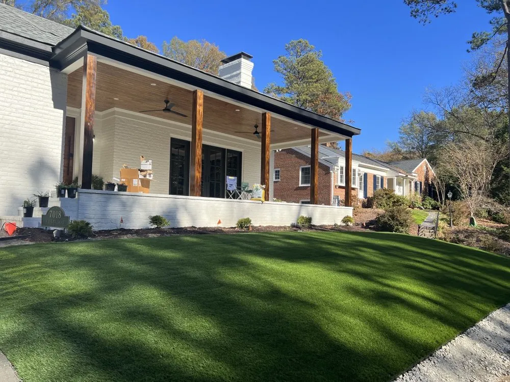 Professional residential landscaping with custom design in Glen Allen, VA by 4Ever Hardscapes