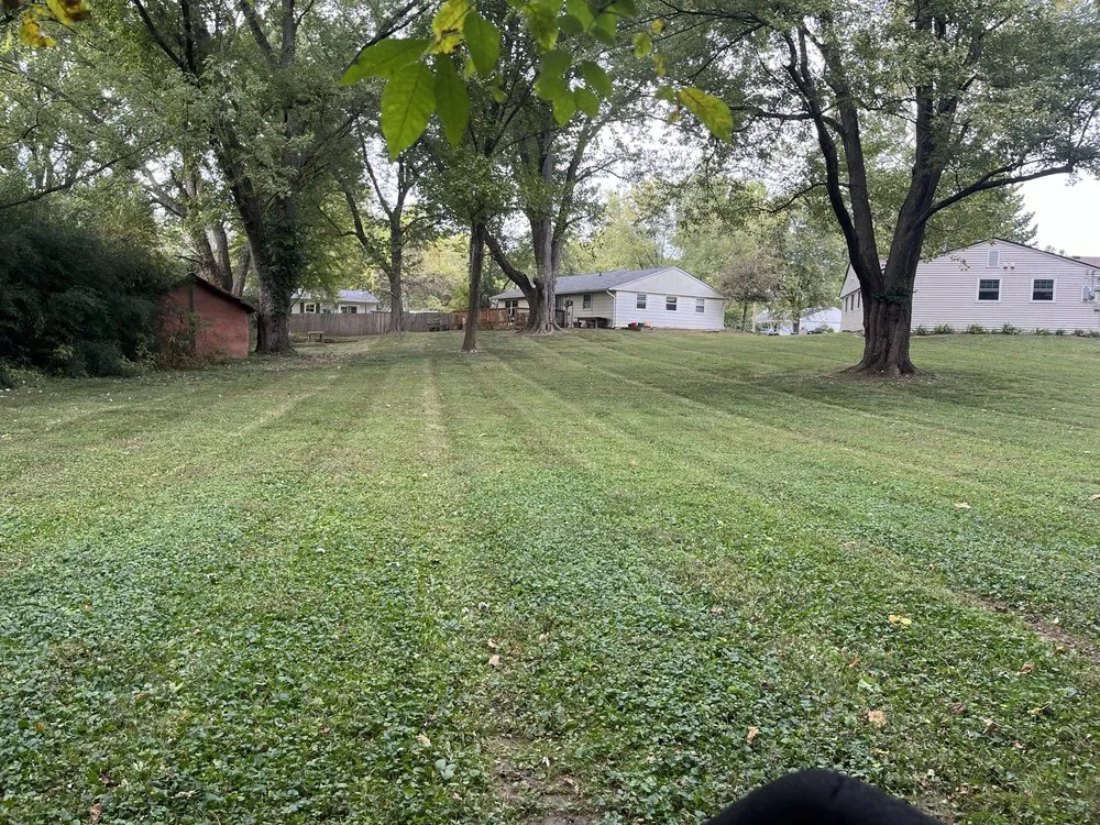 Professional yard cleanup service with custom design in Indianapolis, IN by 4K Mowing & Landscaping