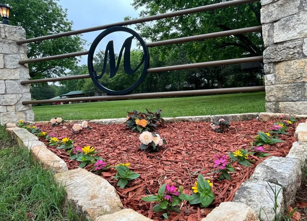 Professional landscape installation in Tyler, TX by 4K’s Enterprises